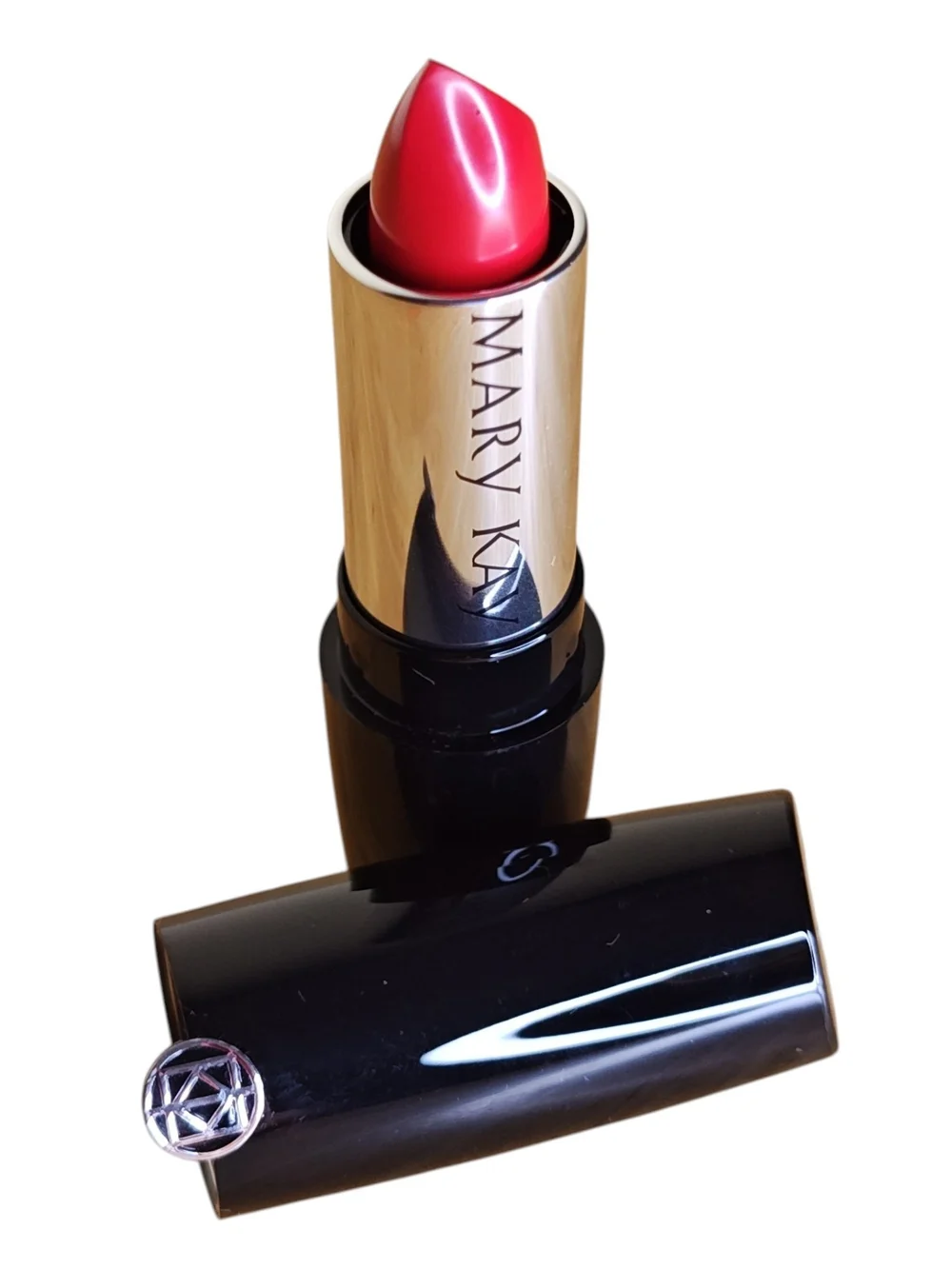 Mary Kay Gel Semi-Matte Lipstick in Red Stiletto Full Size High-Pigment Red New